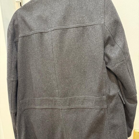 MICHAEL MICHAEL KORS MEN'S DOUBLE BREASTED PEACOAT - Picture 2 of 5